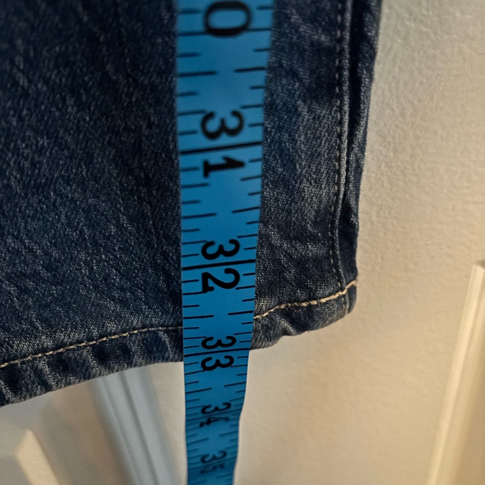 NWT J.Crew Factory Wide Leg Women's Jeans, size 32T - Picture 9 of 9